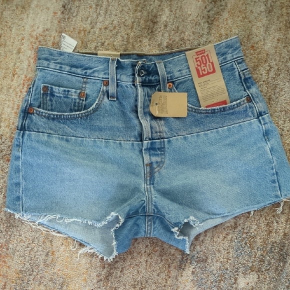 Levi's Pants - Levi's Women's Light Blue Jean Shorts